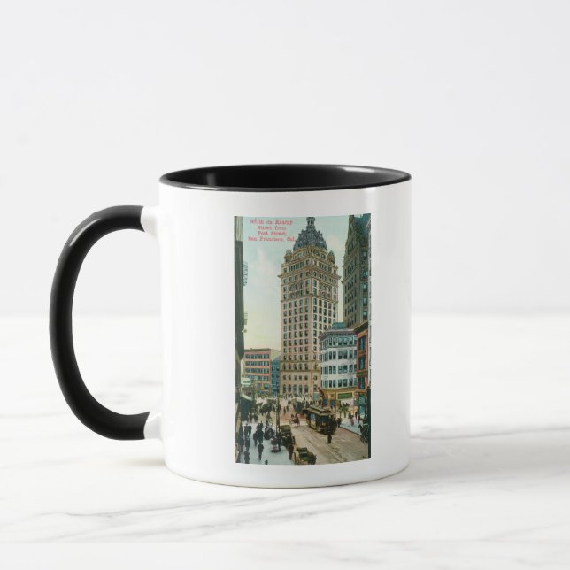 Taza Vista sur de Kearny St desde Post St (Izquierda)