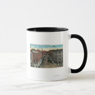Taza Vista sur de Union Square y calle de Lisboa