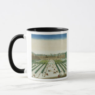 Taza Vista y perspectiva del Palais Royal del