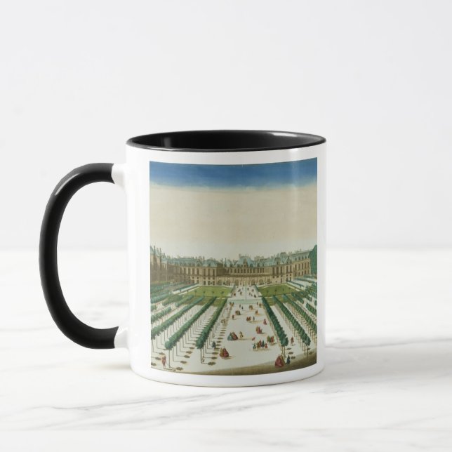 Taza Vista y perspectiva del Palais Royal del (Izquierda)