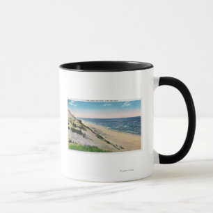 Taza Vistas a las dunas de arena y a la playa