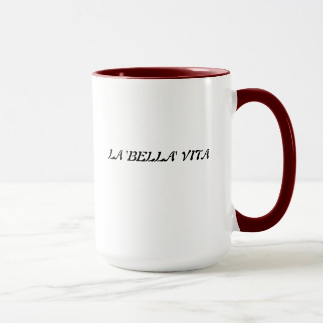 Taza vita del bella del la (Derecha)