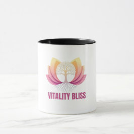 Taza "Vitality Bliss Health & Wellness Logo Mug