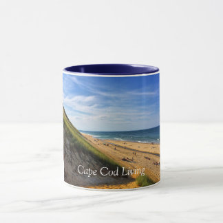Taza viva de Cape Cod - escena de la playa de