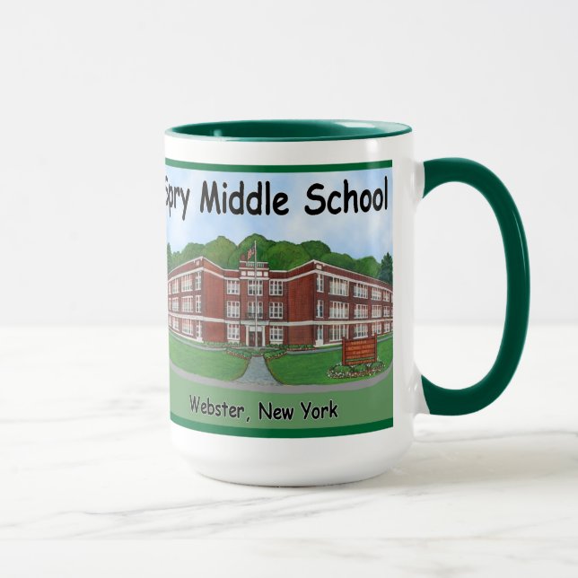Taza viva de la escuela secundaria (Derecha)