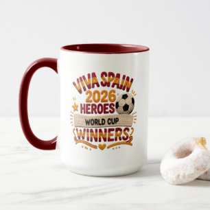 Taza Viva España Copa Mundial de Heroes 2026