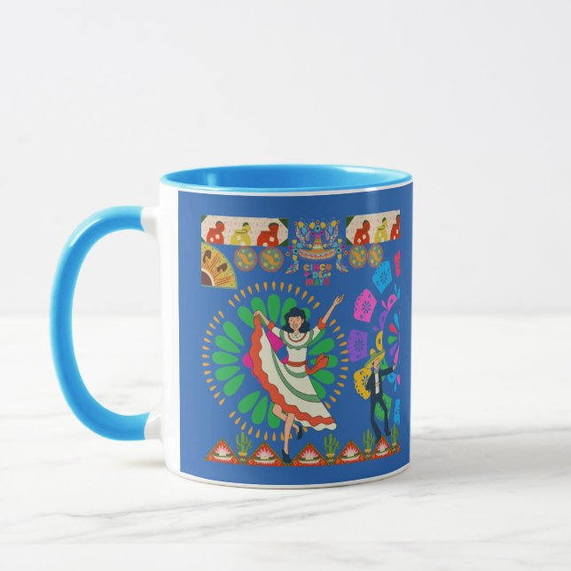 Taza Viva Fiesta Dreams azul (Izquierda)