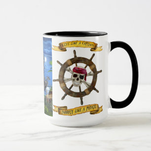 TAZA VIVE COMO UN CAPITÁN, ¡PARTE COMO UN PIRATA!