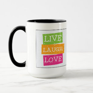 Taza Vive el amor 2 de la risa
