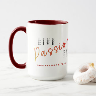 Taza Vive la pasión - Siente el amor