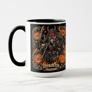 Taza Vive para montar Variación I, Ruta 66 Samurái Oni