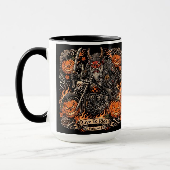 Taza Vive para montar Variación I, Ruta 66 Samurái Oni  (Izquierda)