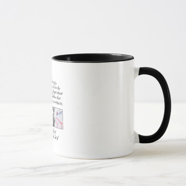 Taza Vive su vida, ningunos pesares (Derecha)