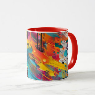 Taza Vivid Chaos Splash Graffiti