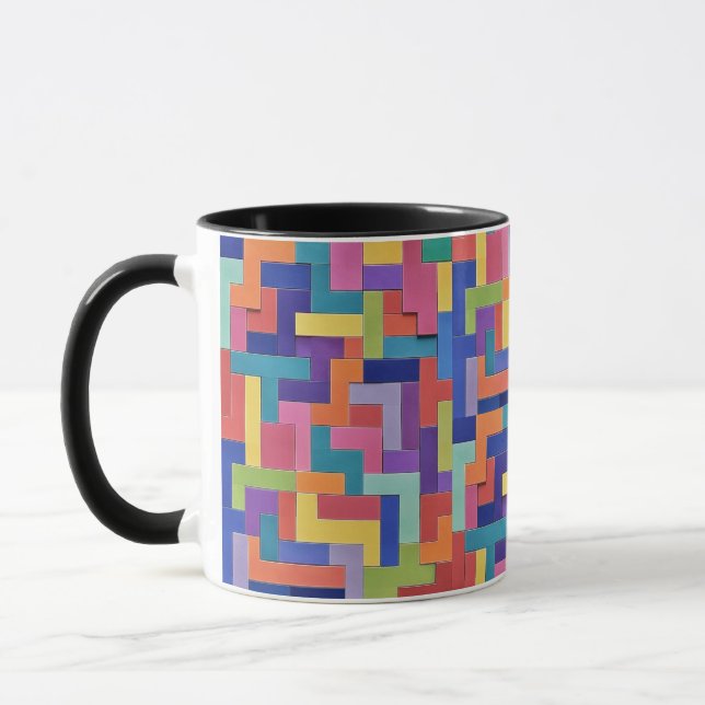 Taza Vivid Grid (Izquierda)