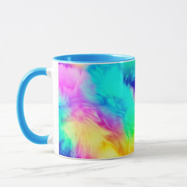 Taza Vivid Rainbow Fluffy Fur Texture-75201 (Izquierda)