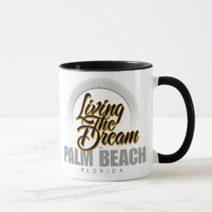 Taza Viviendo el sueño en Palm Beach