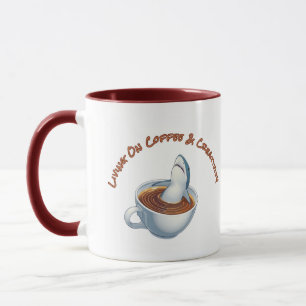 Taza Vivir en cafeína y creatividad - 11 oz Mug