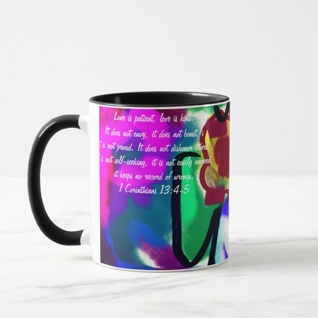 Taza vivir y amar los girasoles (Izquierda)