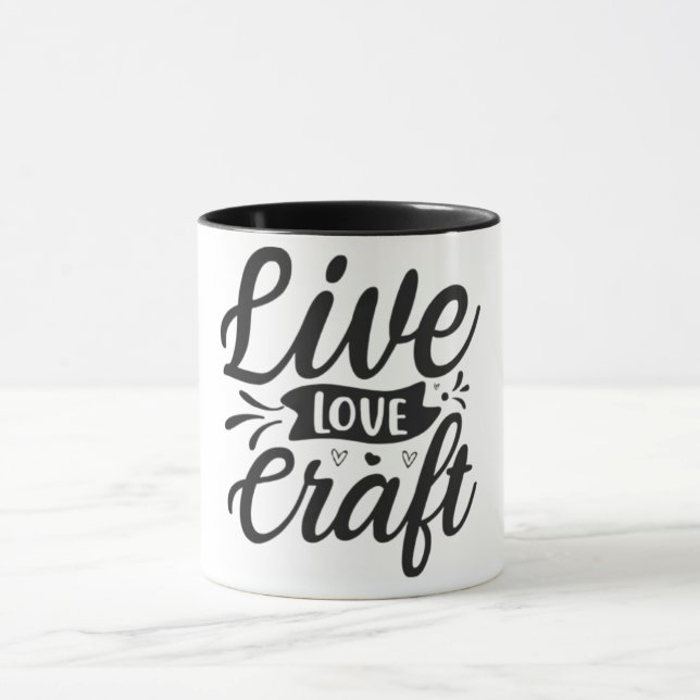 Taza Vivo, amor, artesanía- Mug (Centro)