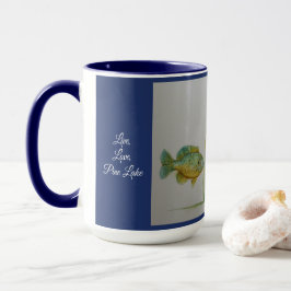 Taza Vivo, amor, Pine Lake 2 Tone Coffee Mug