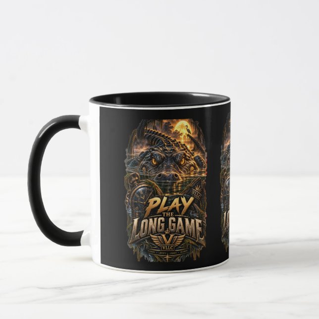 Taza VLLC Play The Long Game Entrepreneur Motivation Co (Izquierda)