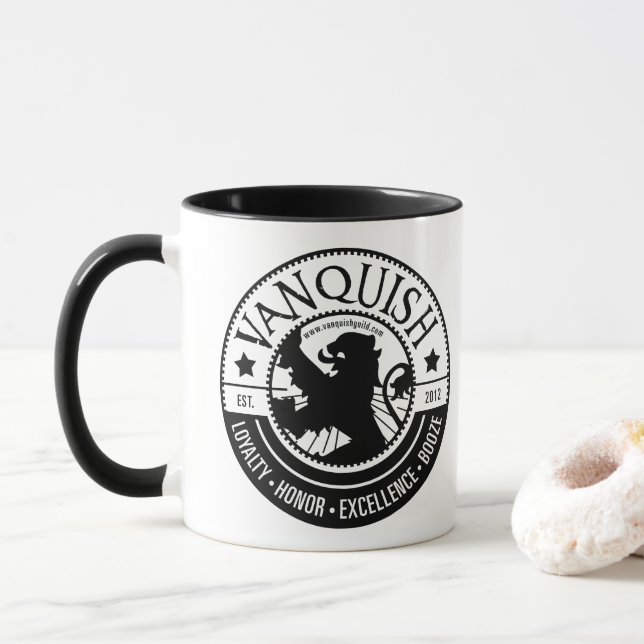 Taza VNQ "LHEB" Emblem 11oz.Taza (Con donut)