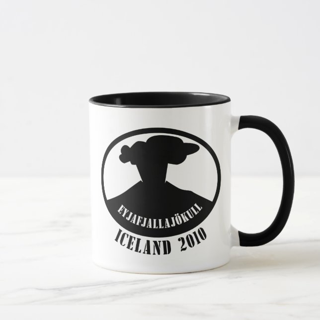 Taza Volcán 2010 de Islandia (Derecha)