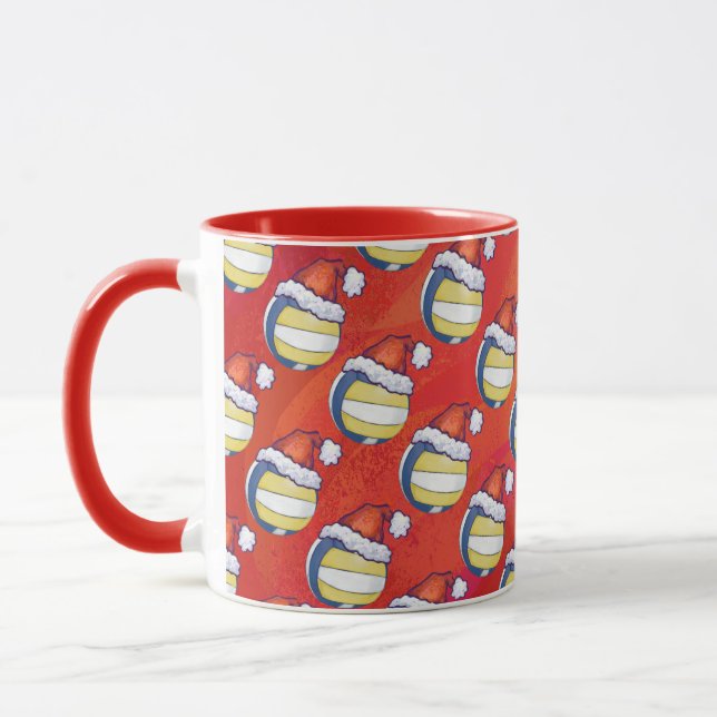 Taza Voleibol con Gorra Navidad (Izquierda)