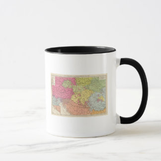 Taza Volkerkarte contra Oesterreich Ungarn, Austria Hun