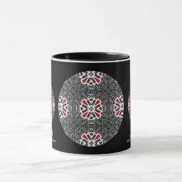Taza Volumen 16 arte caleidoscopio uno
