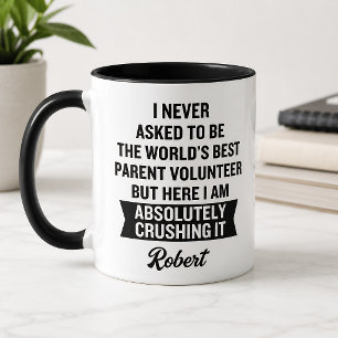 Taza Voluntario parental personalizado