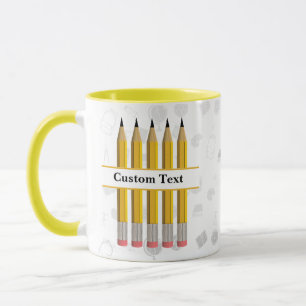 Taza Volver a la escuela   Café Personalizado de Pencil