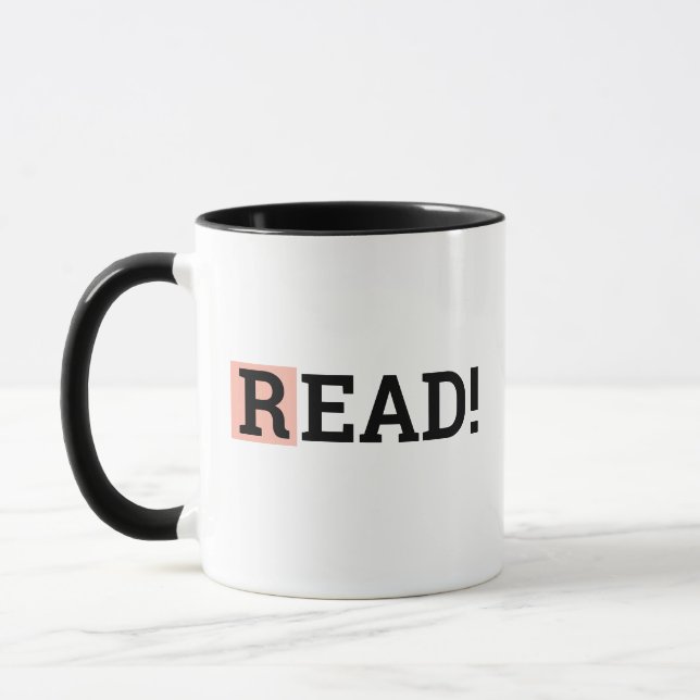 Taza ¡VOTA! Diseños de una palabra (Izquierda)