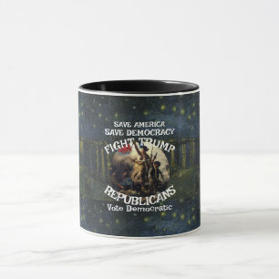 Taza Vota FW FV HG Político Patriótico Trump Trumps