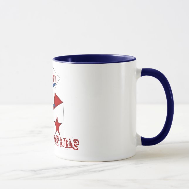 Taza Vote en la verdad Mug (Derecha)