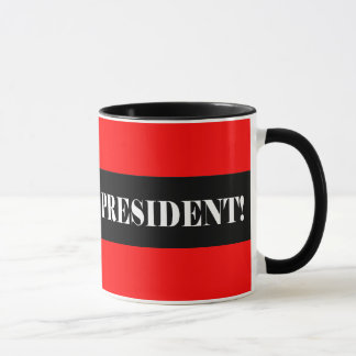 Taza Vote no por presidente