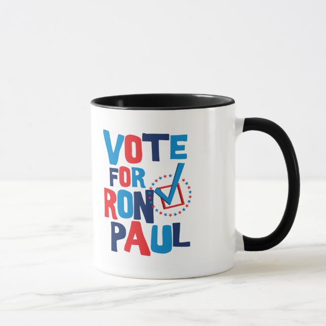 Taza Voto para la elección 2012 de Ron Paul (Derecha)