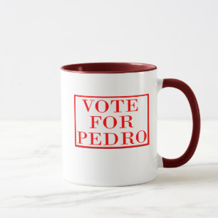 Taza Voto para Pedro