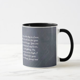 Taza Vow renovación Gift Tablero personalizado