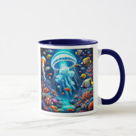 Taza Voyage poétique au cœur des fonds marins.