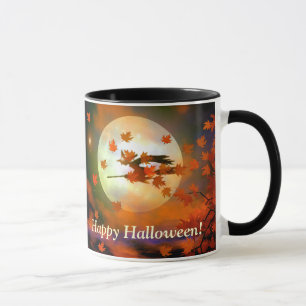 Taza Vuelo de brujas de Halloween