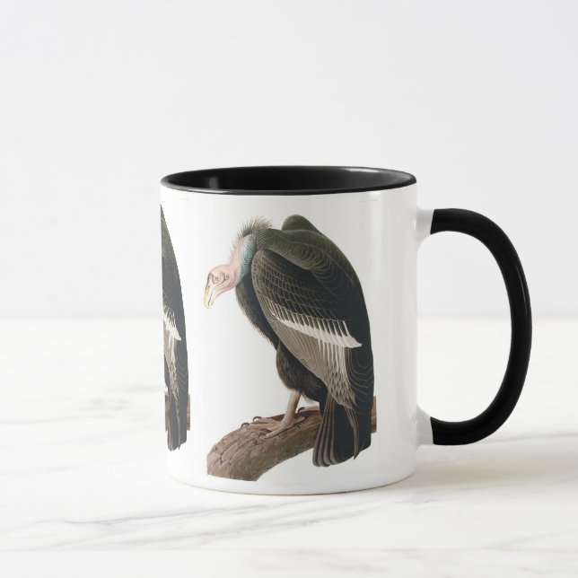 Taza Vulture de California (Condor), Bella Artes Audubo (Derecha)