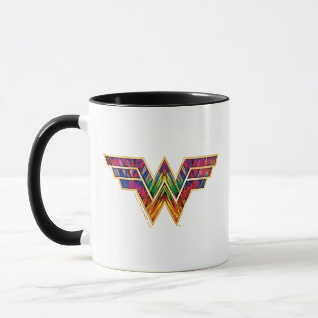Taza W84 | Logo de Wonwoman Kaleidoscope (Izquierda)