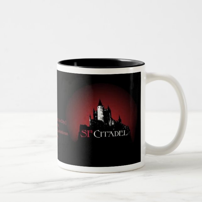 Taza w/logo1 de la ciudadela (Derecha)