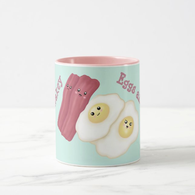 Taza Wakey, huevos de wakey y bakey (Centro)