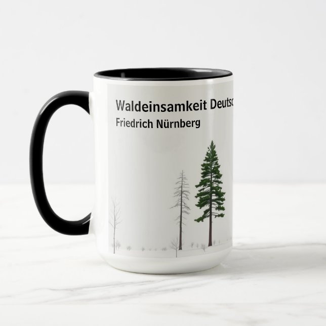 Taza Waldeinsamkeit Nature Lover Personalized (Izquierda)