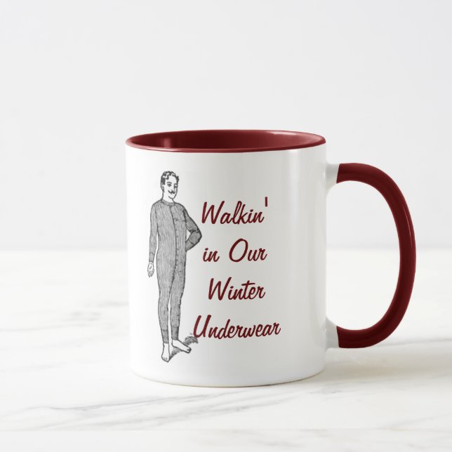 Taza Walkin en nuestra ropa interior del invierno (Derecha)