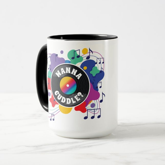 Taza Wanna Cuddle - Diseño #1 - Mug (C) (Anverso izquierdo)