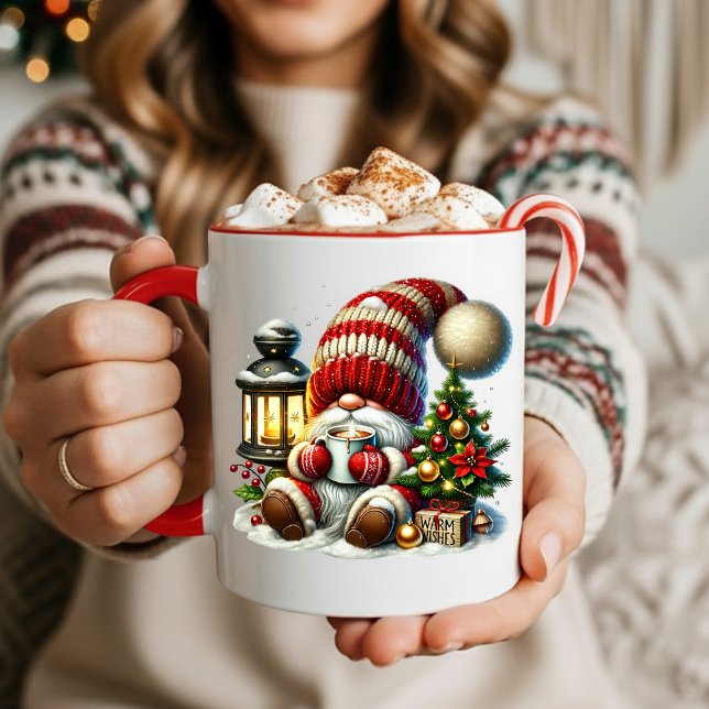 Taza Warm Christmas Gnome Coffee Mug (Warm Gnome Coffee Mug)